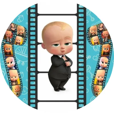 Mimi šéf – filmový pás s chrastítky – jedlý papír na dort