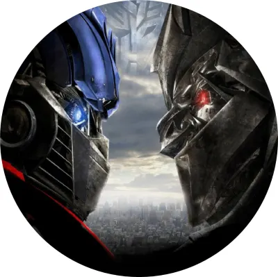 Transformers – souboj Optima Prima s Megatronem – jedlý papír na dort