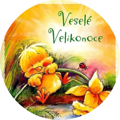 Veselé Velikonoce – jedlý papír na dort