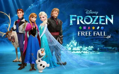 Frozen – Všichni hrdinové u zámku Arendelle – obdélníkový jedlý papír na dort