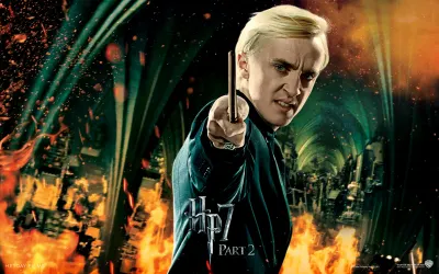 Harry Potter – Draco Malfoy – obdélníkový jedlý papír na dort