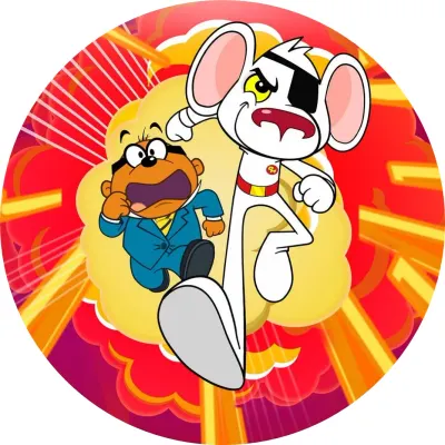 Danger Mouse – a Penfold s explozí – jedlý papír na dort