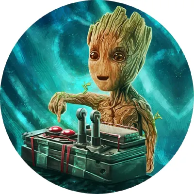 Groot – jedlý papír na dort