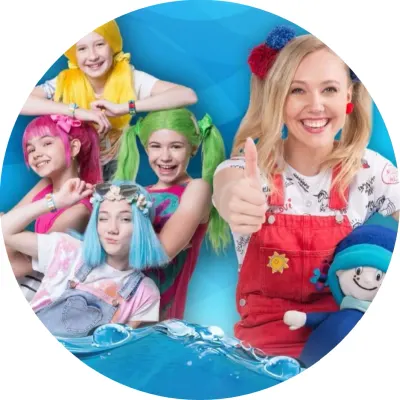 Lollipopz – vodní hladina a blondýnka – jedlý papír na dort