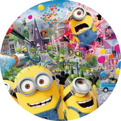 Mimoni – zábava v Minion Parku – jedlý papír na dort