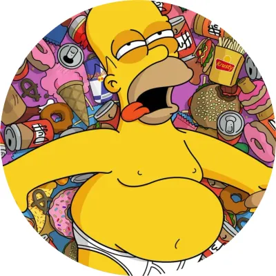 Simpsonovi – Homer ve slipech a záplava jídla – jedlý papír na dort