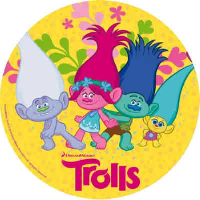 Trollové – jedlý papír na dort