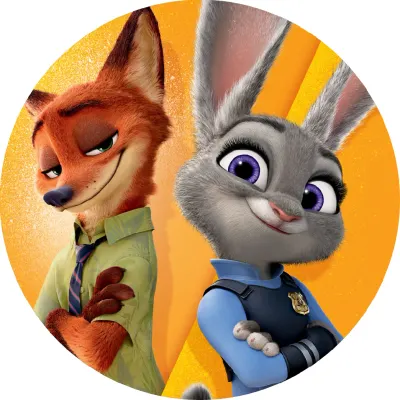 Zootropolis – jedlý papír na dort