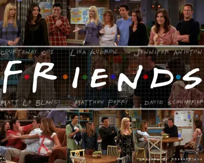 Přátelé – Friends – obdélníkový jedlý papír na dort