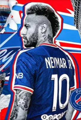 Neymar – obdélníkový jedlý papír na dort