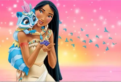 Pocahontas – obdélníkový jedlý papír na dort