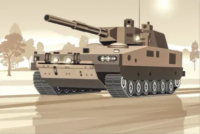 Tank – obdélníkový jedlý papír na dort