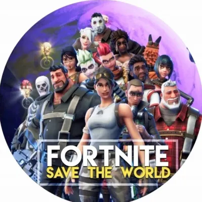 Fortnite – Save – jedlý papír na dort