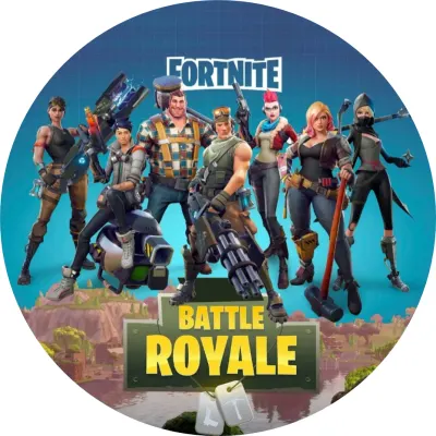 Fortnite – Battle Royale – jedlý papír na dort