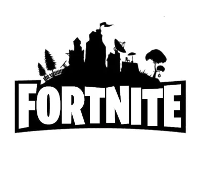 Fortnite – Black – jedlý papír na dort