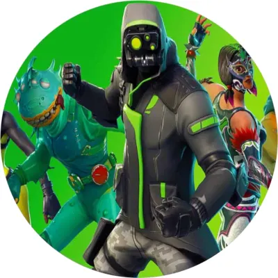 Fortnite – Green – jedlý papír na dort