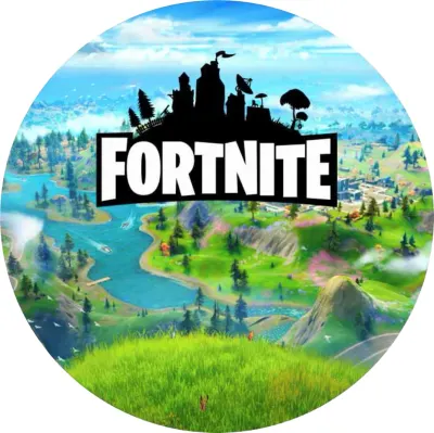 Fortnite – Krajinka – jedlý papír na dort