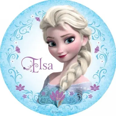 Frozen – Elsa – jedlý papír na dort