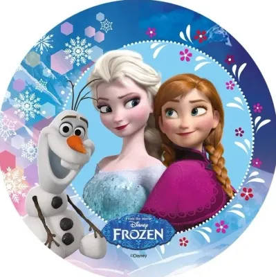 Frozen – Trio – jedlý papír na dort