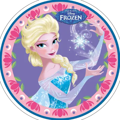 Frozen – Ledová vločka – jedlý papír na dort