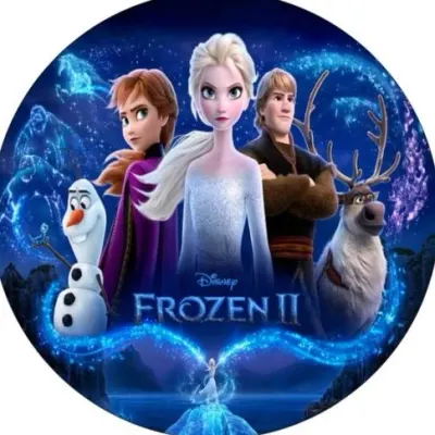 Frozen – Dark – jedlý papír na dort