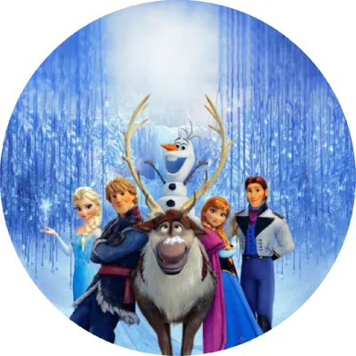 Frozen – Záře – jedlý papír na dort