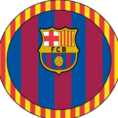 FC Barcelona – Pruhovaný – jedlý papír na dort