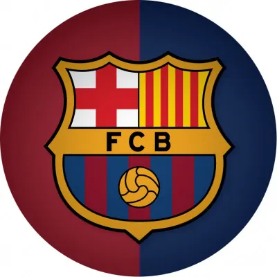 FC Barcelona – Tmavý – jedlý papír na dort