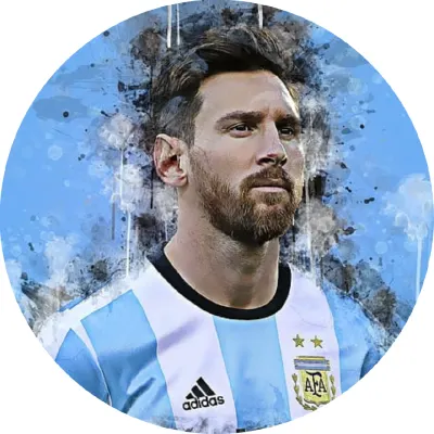 Messi – Argentina – jedlý papír na dort