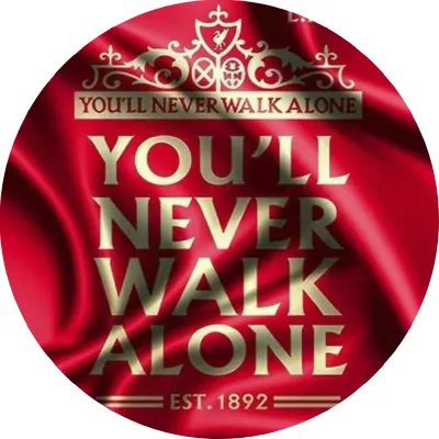 Liverpool – YNWA – jedlý papír na dort