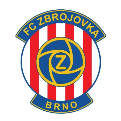 Zbrojovka Brno – kruhové logo s nápisem – jedlý papír na dort