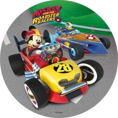 Mickey Mouse – Race 2 – jedlý papír na dort