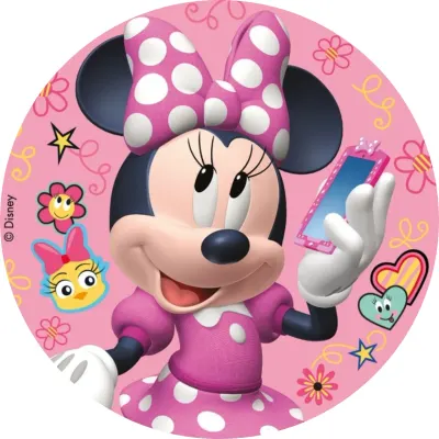 Minnie telefon – jedlý papír na dort