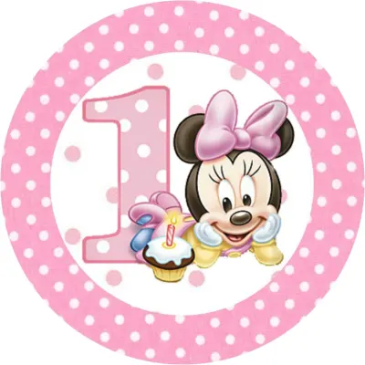 Minnie – 1. narozeniny 2 – jedlý papír na dort