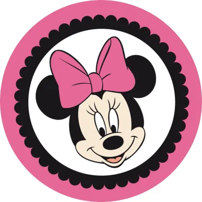 Minnie – Pink – jedlý papír na dort