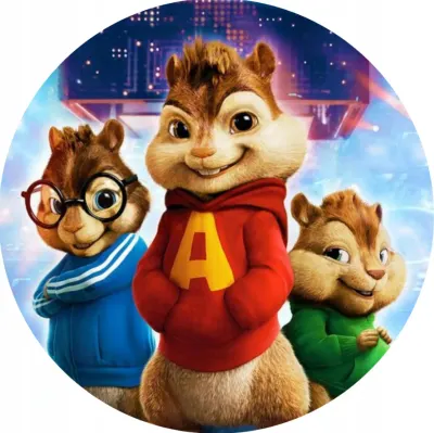Alvin a Chipmunkové – New – jedlý papír na dort