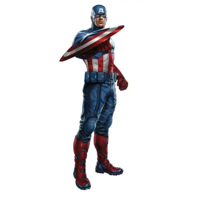 Avengers – Kapitán Amerika na bílém podkladu – jedlý papír na dort