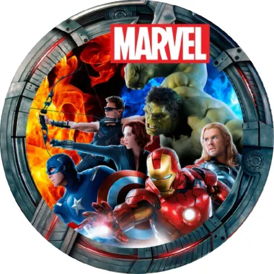 Avengers – Marvel – jedlý papír na dort