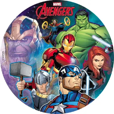 Avengers – Doctor Strange, Thanos a vesmír – jedlý papír na dort