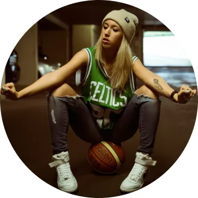 Basketbalistka – jedlý papír na dort