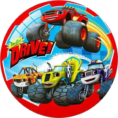 Blaze – skok s nápisem I've Got DRIVE! – jedlý papír na dort
