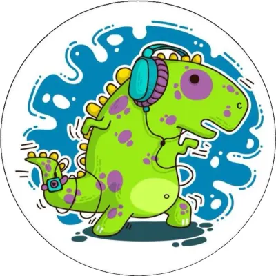 Crazy Dinosaurus – jedlý papír na dort
