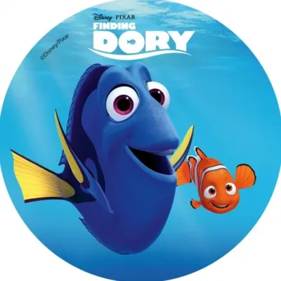 Hledá se Dory – Dory a Nemo pod hladinou – jedlý papír na dort