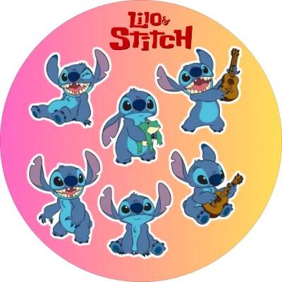 Lilo & Stitch – jedlá kolečka na cupcakes