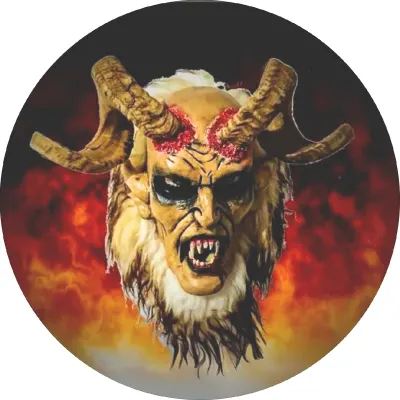 Krampus – čert – ďábel – Halloween – jedlý papír na dort