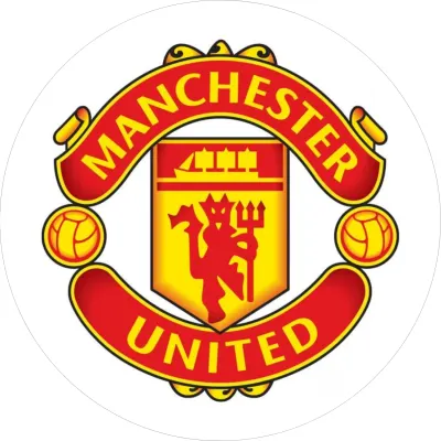 Fotbal Manchester logo – jedlý papír na dort