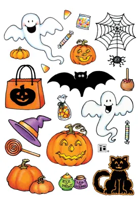 Halloween – lektvary, sladkosti a bílí duchové – jedlá kolečka na cupcakes
