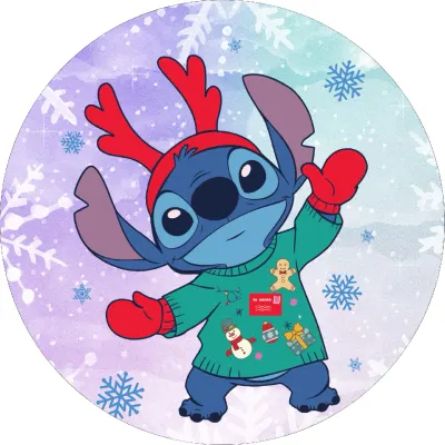 Lilo & Stitch – Stitch v zeleném svetru – jedlý papír na dort