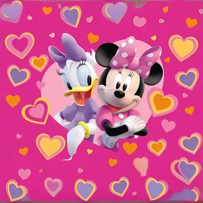 Minnie – Čtverec – jedlý papír na dort