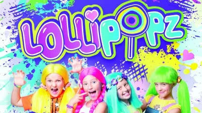 Lollipopz – graffiti cákance a srdíčko – obdélníkový jedlý papír na dort